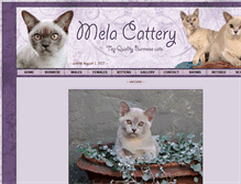 Tablet Screenshot of melacattery.com